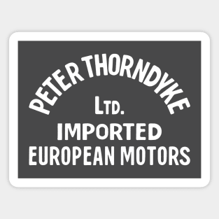 Peter Thorndyke - European Motors (White + Ash) Magnet